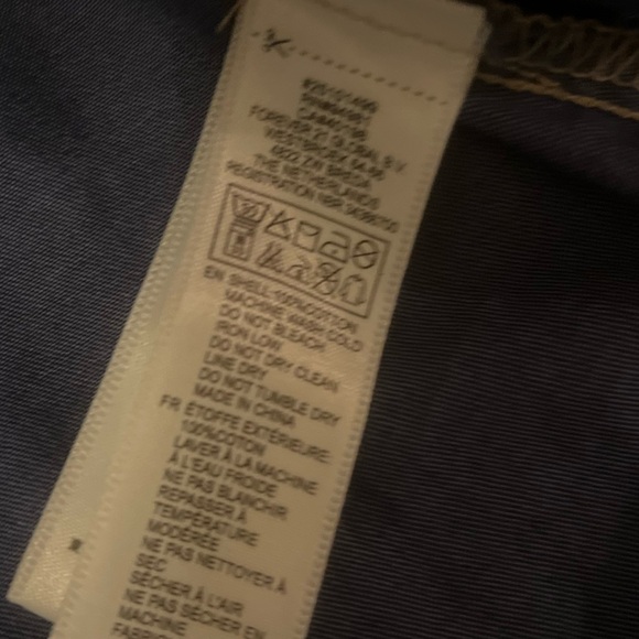 Forever 21 Dark Blue Chambray Denim Pearl Snap Western Shirt, Size S, NWOT - Picture 9 of 9